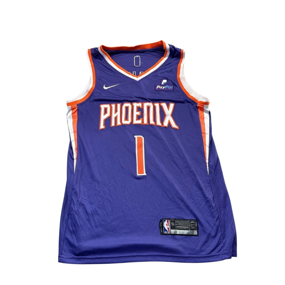 Nike Swingman Phoenix Suns Devin Booker #1 Jersey Icon Edition Sz 50 Purple